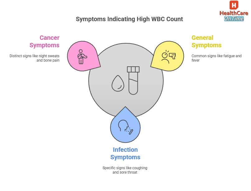 Cancer and High WBC Count infographic